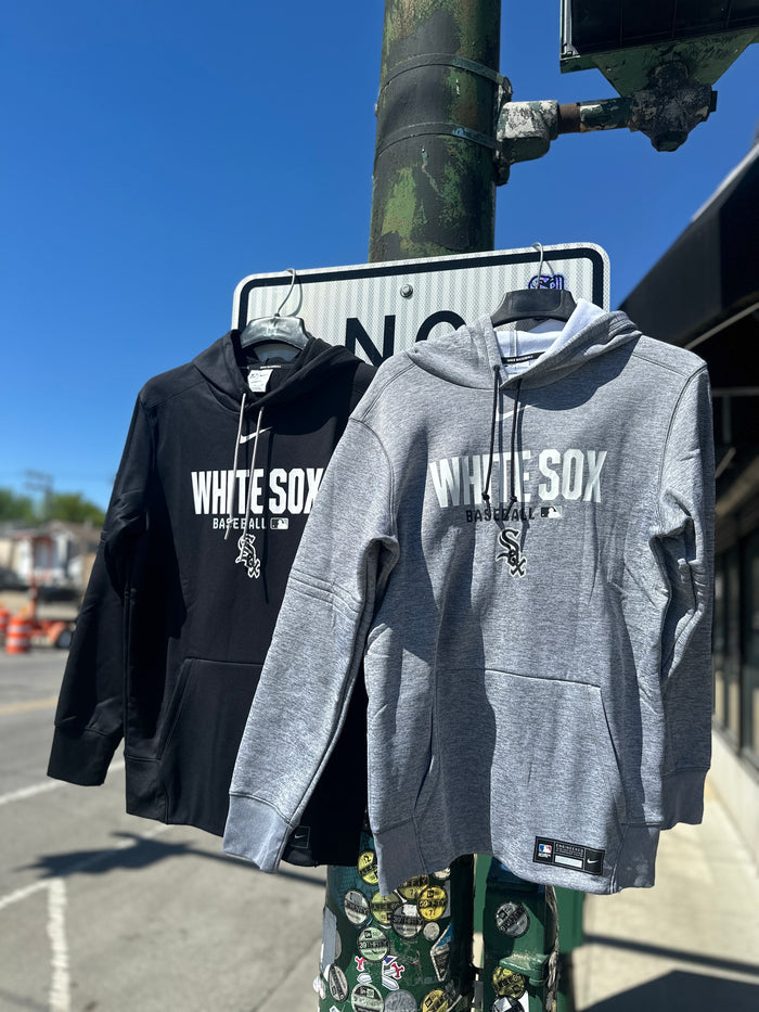 2026 White Sox Nike Grey Authentic Collection Hoodie