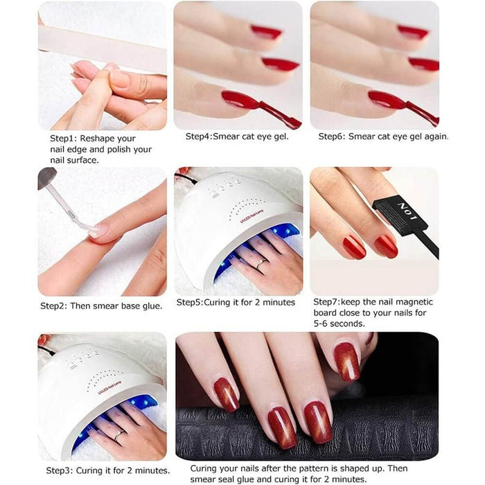 How to Use Cat Eye Magnet Tools for Gel Polish Nail Art