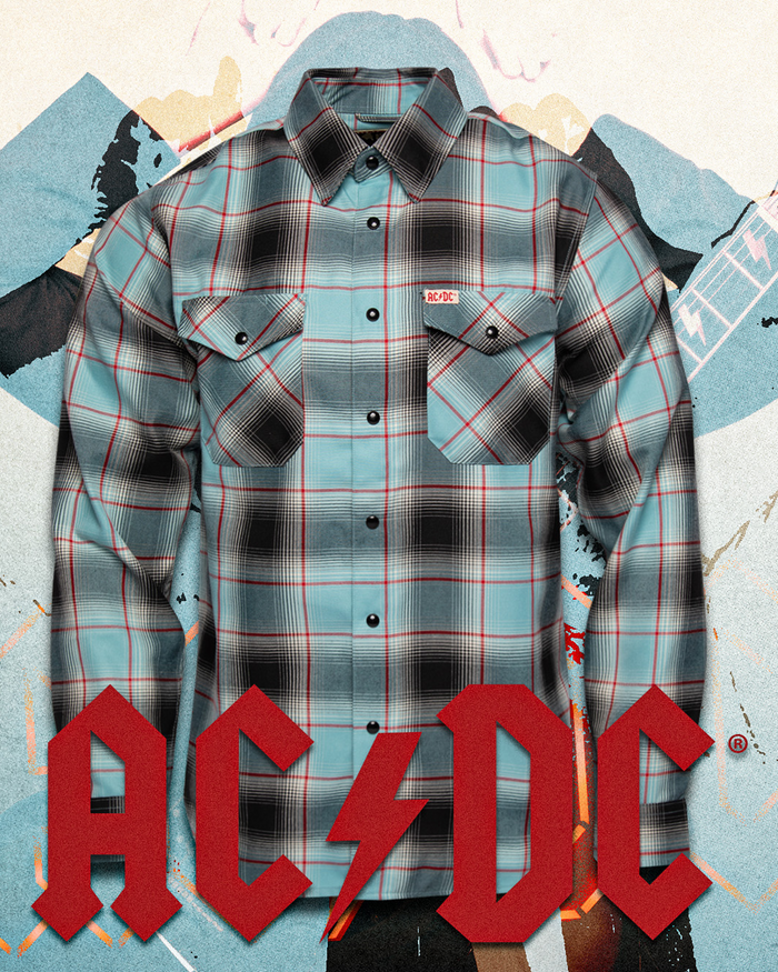 ACDC Dirty Deeds Done Dirt Cheap Flannel