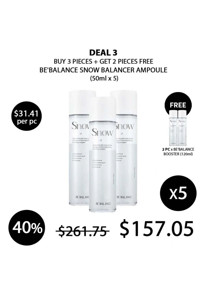 (BUY 3+2 FREE) BE'BALANCE SNOW BOOSTER