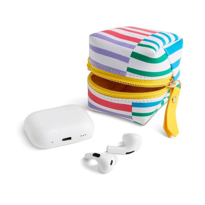 Boldly Striped Earbud Case