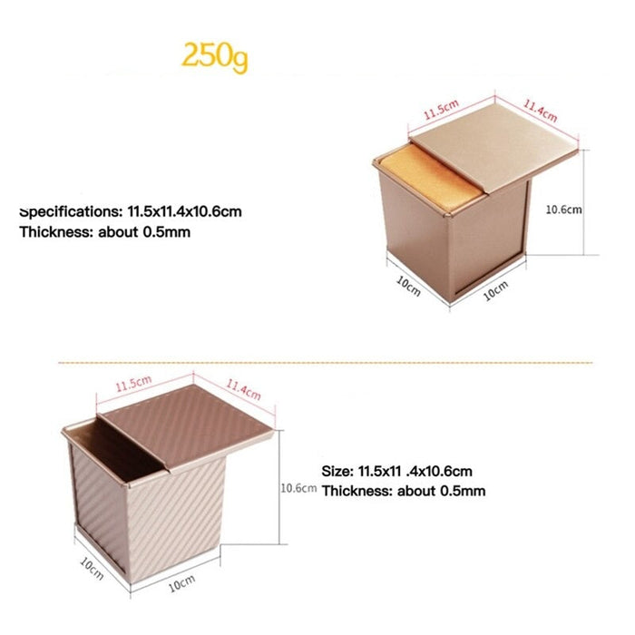 Bread Square Mold with Lid