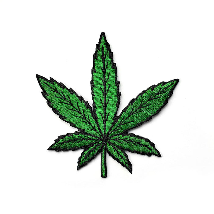 Cannabis Leaf Iron-On Patch