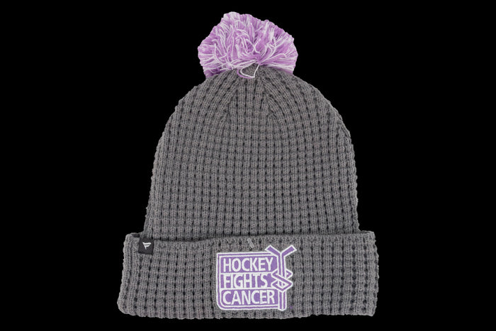 Chicago Blackhawks Fanatics Hockey Fights Cancer Team Player Knit w/Pom-1