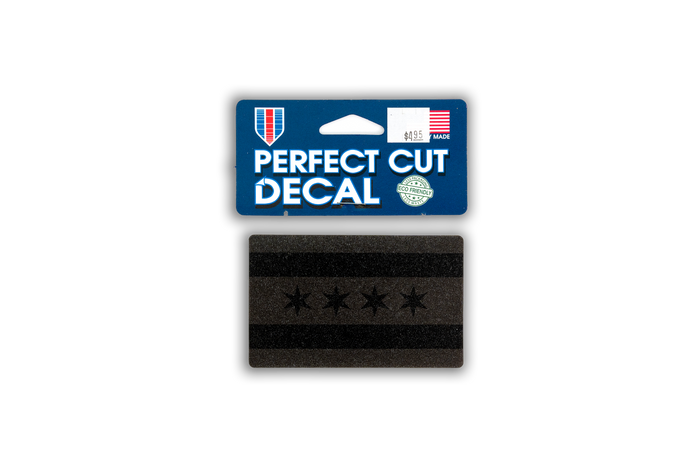 Chicago Flag 4 x 4 Perfect Cut Decal by Wincraft-1