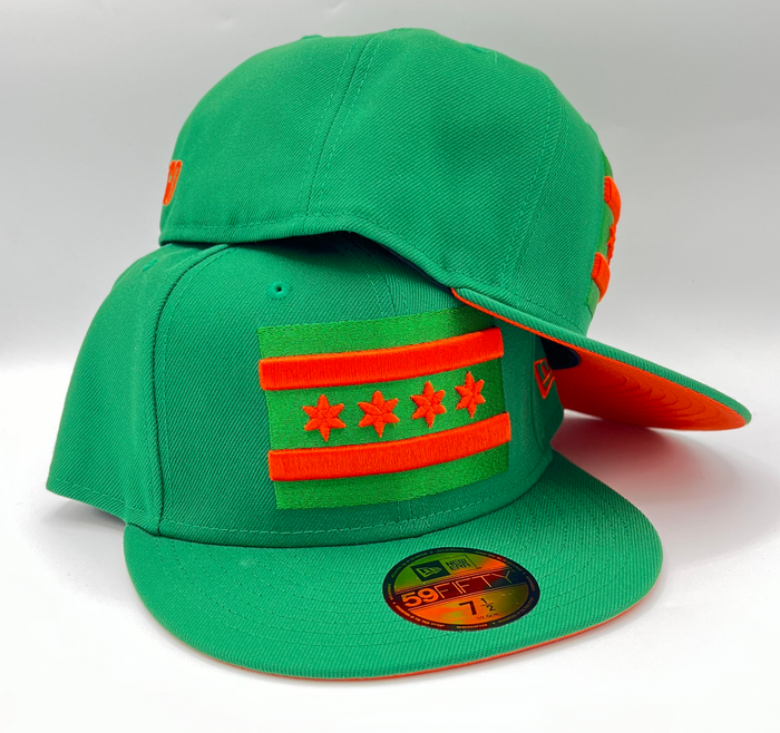 Chicago Flag Kelly Green 59Fifty Cap by New Era