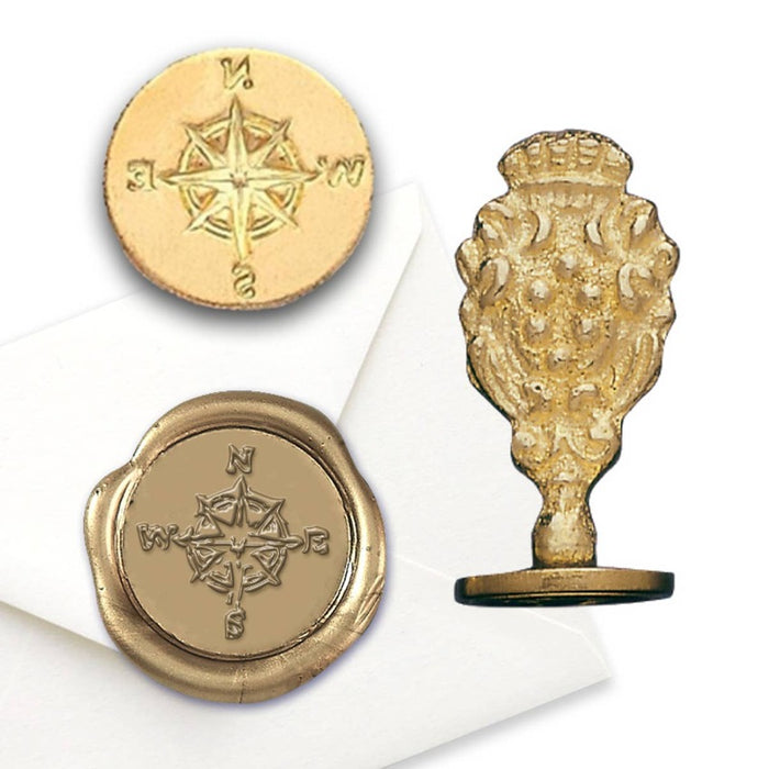Compass Motif Wax Stamp