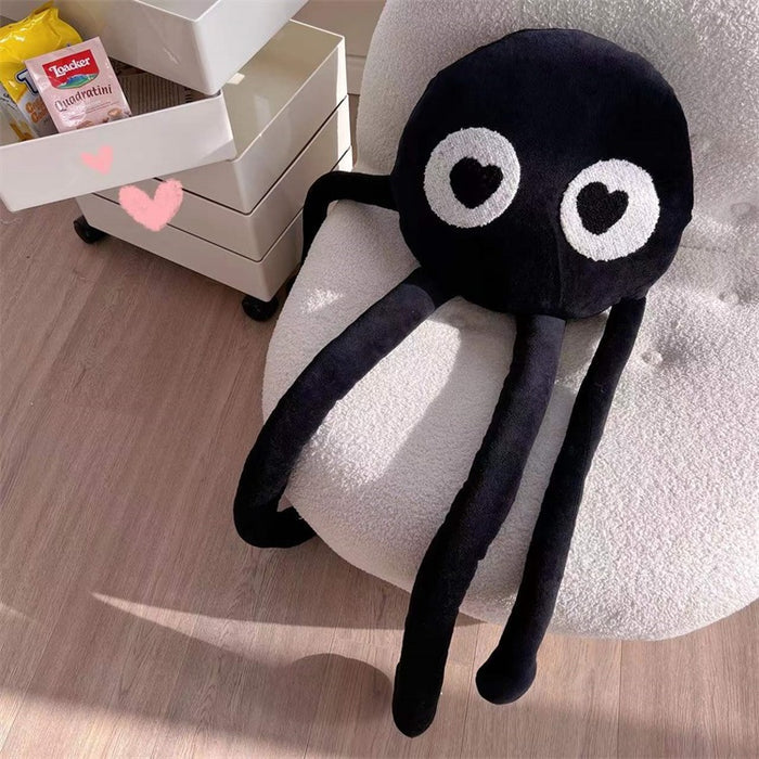Cute Black Pillow - Plush - Long Legs Design