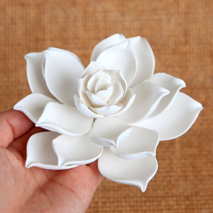 Gumpaste Succulent Sugarflower cake topper perfect for cake decorating fondant cakes & wedding cakes. | CaljavaOnline.com