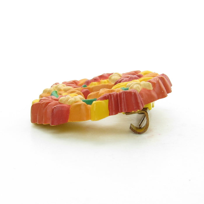 Fall leaves wreath pin by Hallmark