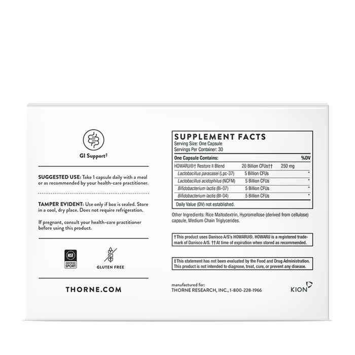 Florasport 20B Thorne Research