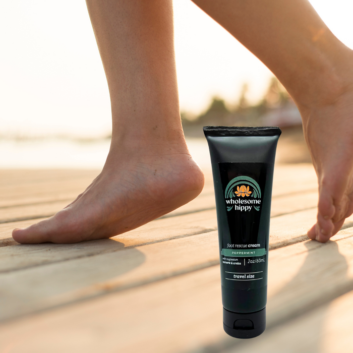 Foot Rescue with Magnesium and Arnica