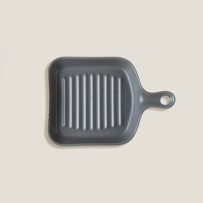 Gray Baking Tray Plate