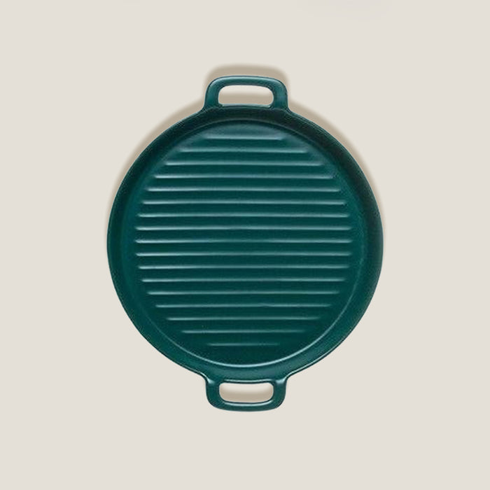 Green Ceramic Baking Plate