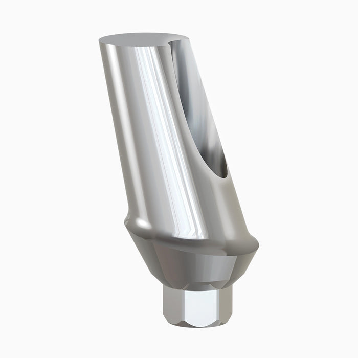 Internal Hex Esthetic Abutment, NP, 15° Angled, Anatomic, Ø4.0 x C1.0 mm