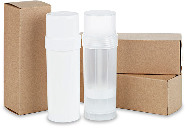 Kraft 2 oz Round Twist-up Box: Plain