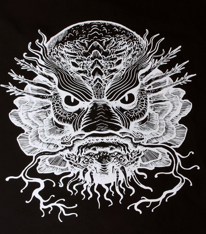LAGOON CREATURE BANDANA -WHITE-