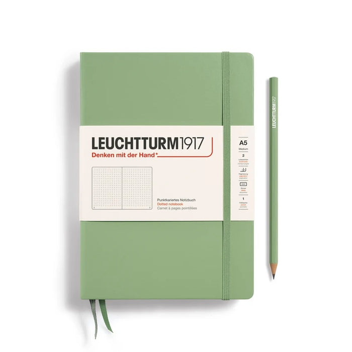 LEUCHTTURM1917 Hardcover Dotted Notebook - A5, Sage