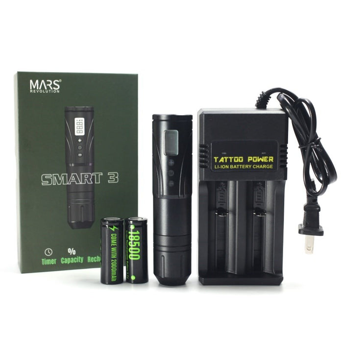 Mars Smart 3 (Black) Wireless PMU Pen for Permanent Makeup - SD Cosmetics Care