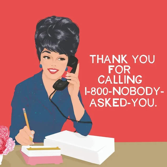 Nobody Asked You Cocktail Napkins