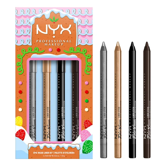 NYX proessional makeup Epic Wear Liner Kit Palette D Eyeliners