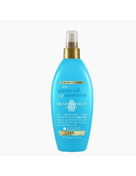 OGX argan oil of morocco heat protect spray سبريه بزيت الاركان المغربي لحماية الشعر من الحرارة من او جي اكس