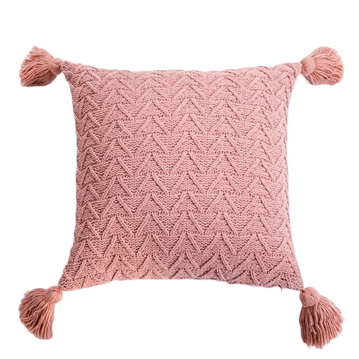Pink Twill Cuhion Cover