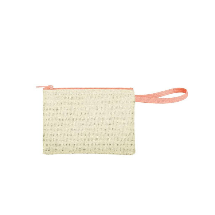 Poptart To-Go Natural Straw Wristlet