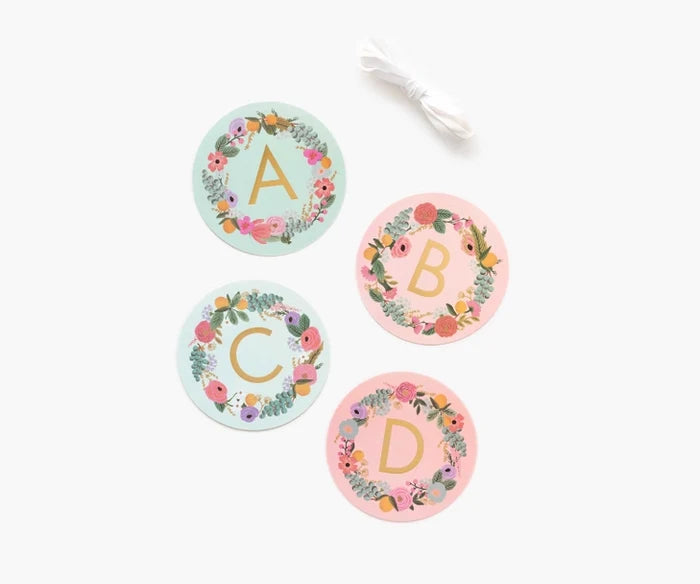Rifle Paper Garden Party Letter Garland
