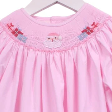 Santa & Presents Pink Dress