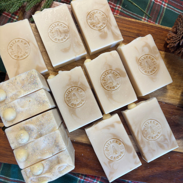 Snowball soap bar