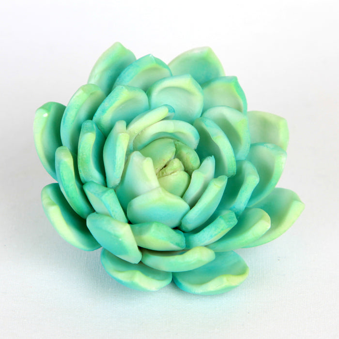 Gumpaste Succulent Sugarflower cake topper perfect for cake decorating fondant cakes & wedding cakes. | CaljavaOnline.com