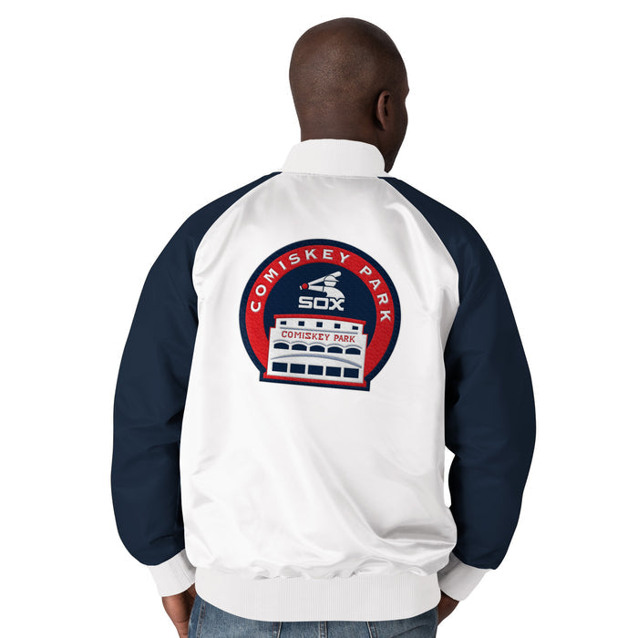 Starter White Sox 1983 Cooperstown Colorbloack Satin Jacket-1