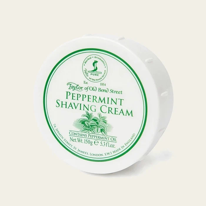 taylor of old bond street shaving cream peppermint