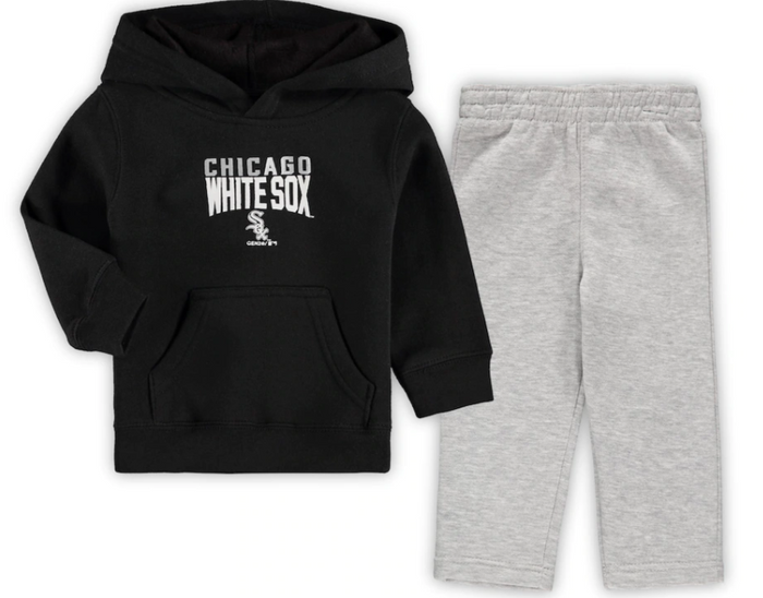 White Sox Infant Fan Flare Fleece Hoodie and Pants Set