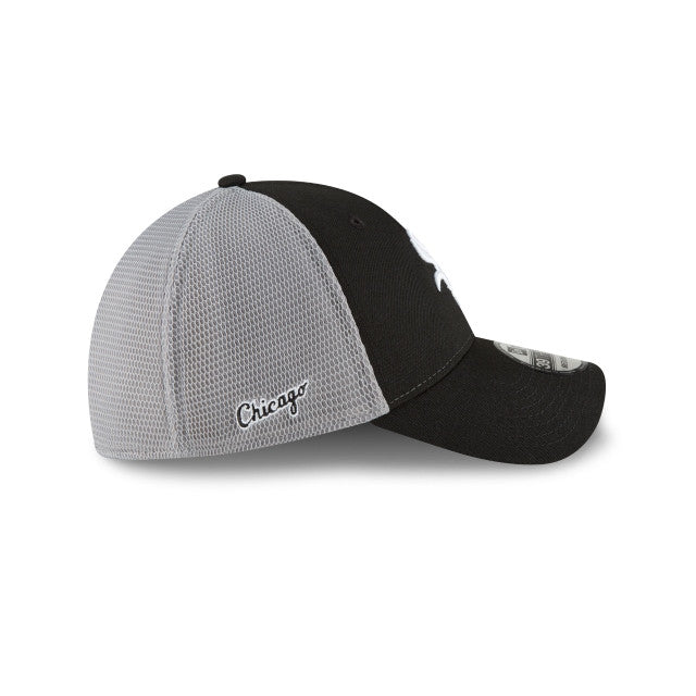 White Sox New Era Black and Grey Neo Stretch Fit Cap-5