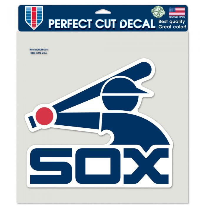 White Sox Perfect Cut Color Decal 8X8