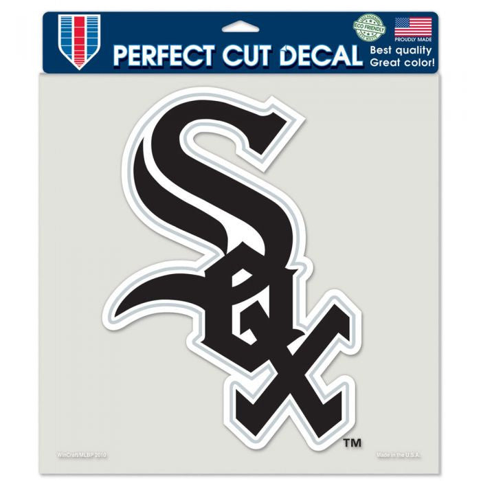 White Sox Perfect Cut Color Decal 8X8