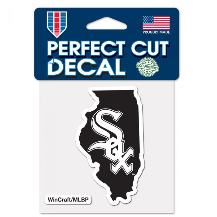 White Sox State Perfect Cut Color Decal 4X4