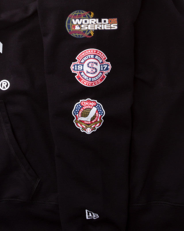World Series 3X Champs White Sox New Era Hoodie-1