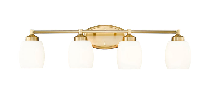 Vanity Z-Lite 745-4V-LG Luxe Gold Kendrick 4 Light Vanity Z-Lite