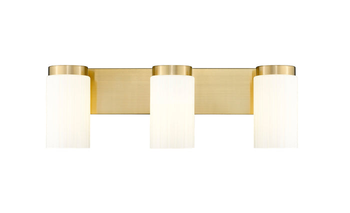 Vanity Z-Lite 746-3V-LG Luxe Gold Burk 3 Light Vanity Z-Lite