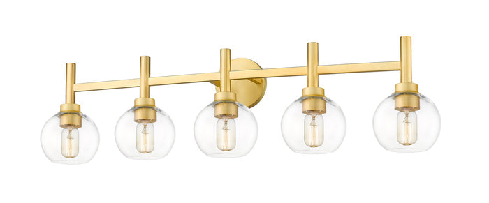 Vanity Z-Lite 7502-5V-BG Brushed Gold Sutton 5 Light Vanity Z-Lite