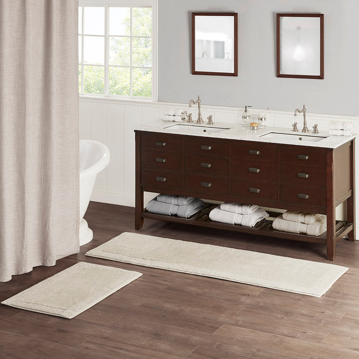 100% Cotton Reversible Bath Rug
