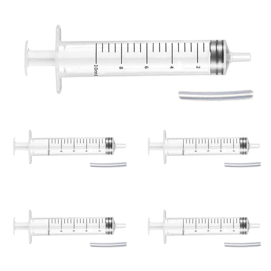Syringe 10ml and Tube for DTF and DTG Printers and Print Head Cleaning