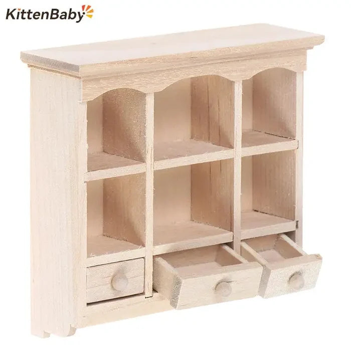 Baker's Rack 1/12 Miniature Kitchen Cabinet for Dollhouse