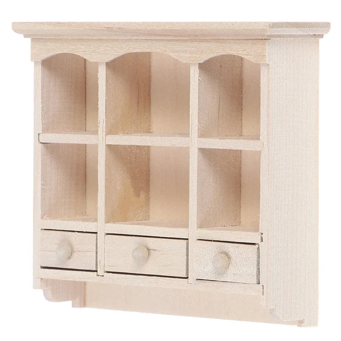 Baker's Rack 1/12 Miniature Kitchen Cabinet for Dollhouse side