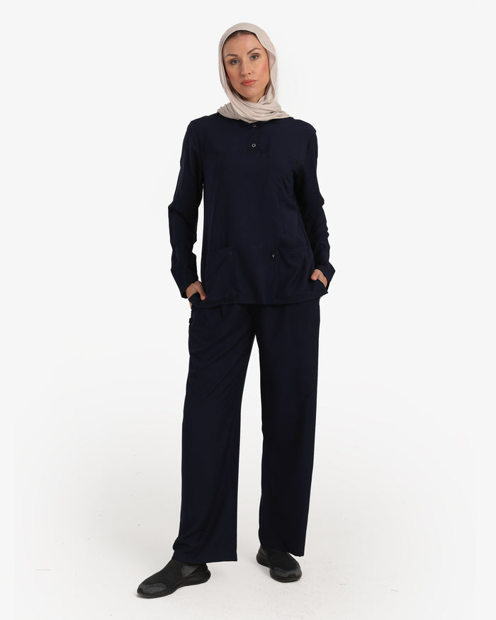 Small / Navy blue