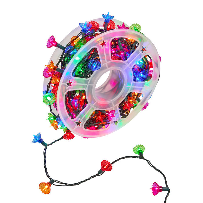 150 Multi Coloured LED Traditional Pickwick Christmas Lights