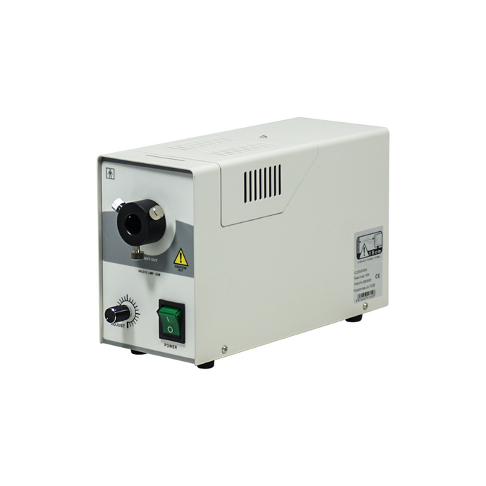 150W DC 24V Halogen Light 150W Fiber Optic Illuminator, SKU ML22311135, three quarter front view